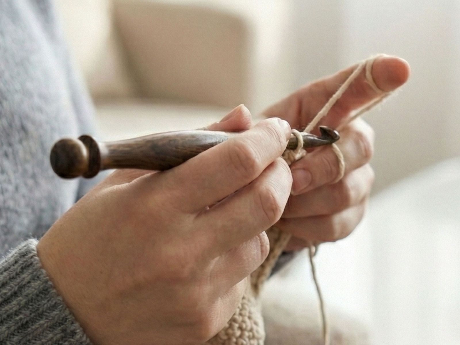 Wooden yarn tools